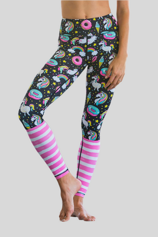 Rainbow and Unicorn Flexi Pants