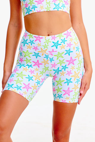 Twinkle Little Starfish Flexi Biker Shorts