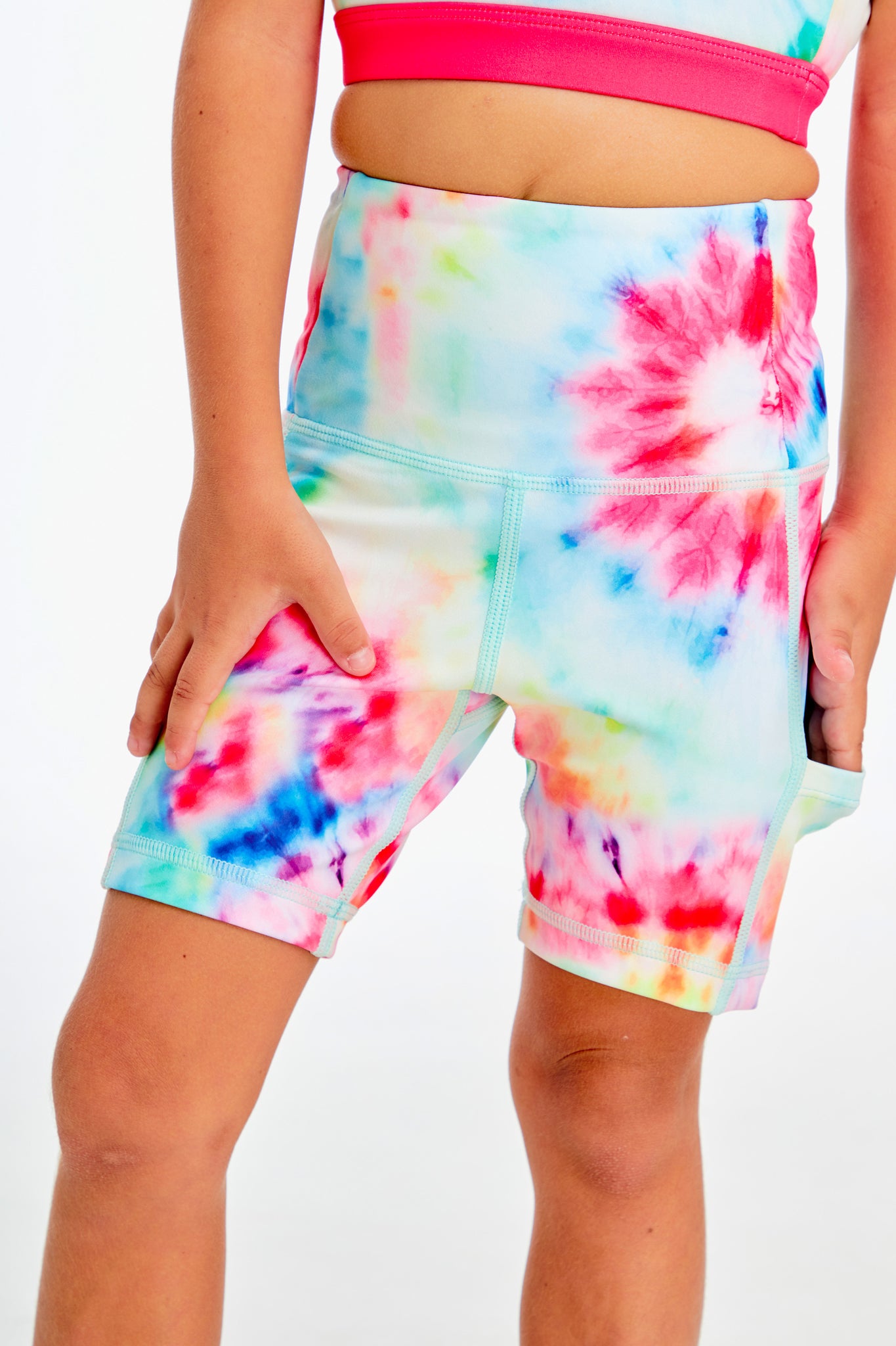 Mini Rainbow Child Flexi Biker Shorts