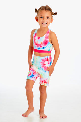 Mini Rainbow Child Flexi Biker Shorts