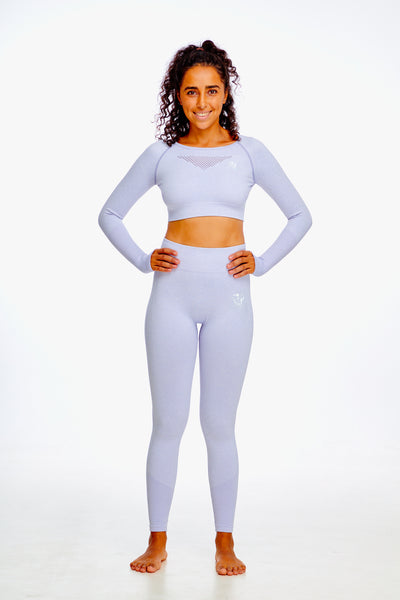 Grey Long Sleeve Chloe Seamless Set