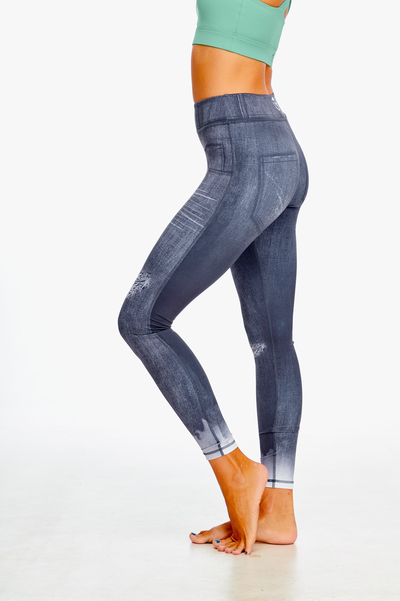 Black Label Denim Flexi Pants