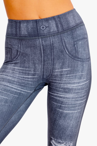 Black Label Denim Flexi Pants