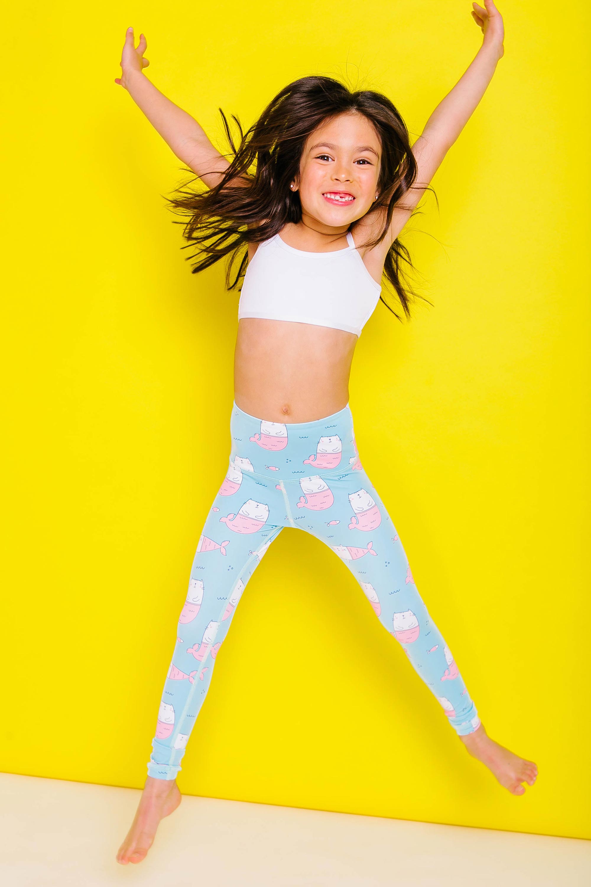 Call Me Mer-Cat Flexi Yoga Pants Kids and Minis – Flexi Lexi Fitness