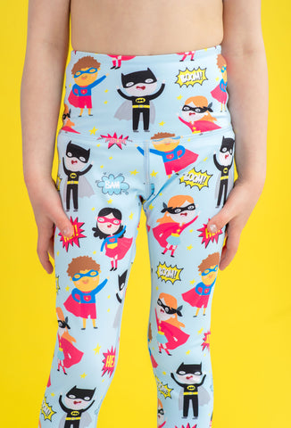 Mini Super Hero Flexi Pants