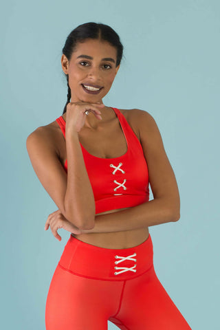 Hello Girlfriend Flexi Crop (Red)