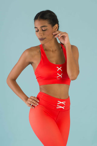 Hello Girlfriend Flexi Crop (Red)