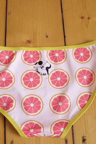 Flexi Booty Shorts - Pink Citruses