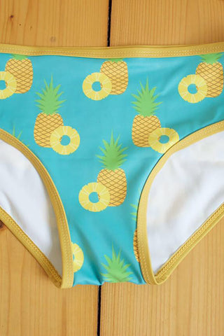 Flexi Booty Shorts - Pineapple