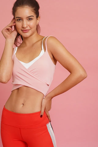 Baby Pink Layered Crop