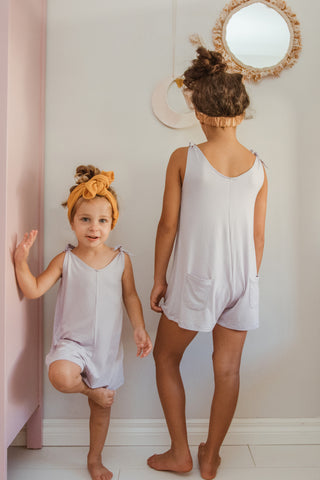 Mini Short Romper - Lilac