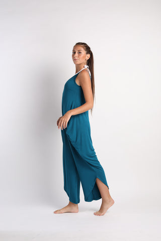 Flexi Long Romper - Peacock