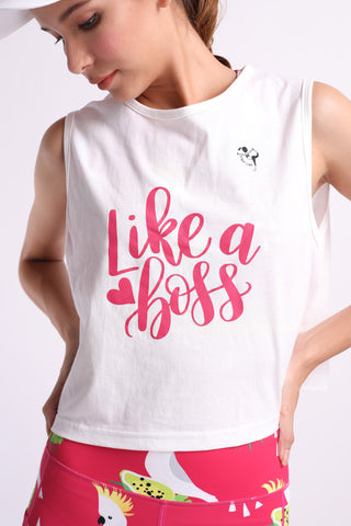 Like A Boss Crop Top