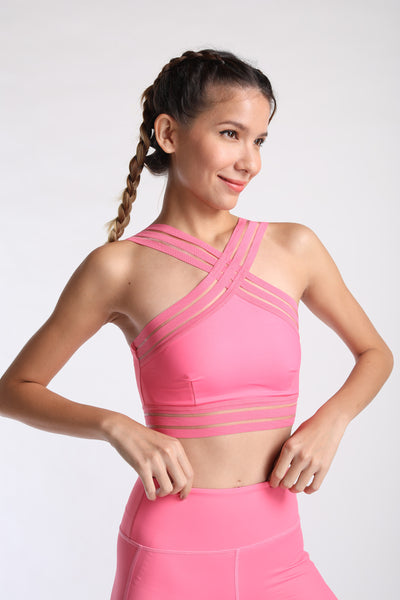 Pink Lola Flexi Cross Bra