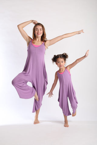 Flexi Long Romper - Purple