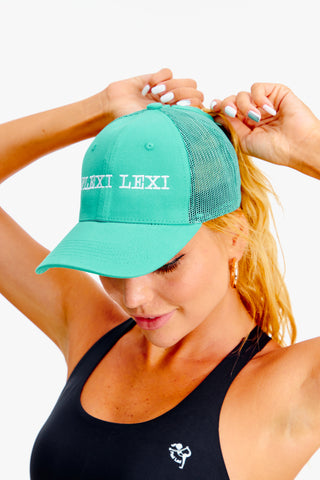 Flexi Ponytail Cap (Mint Green)