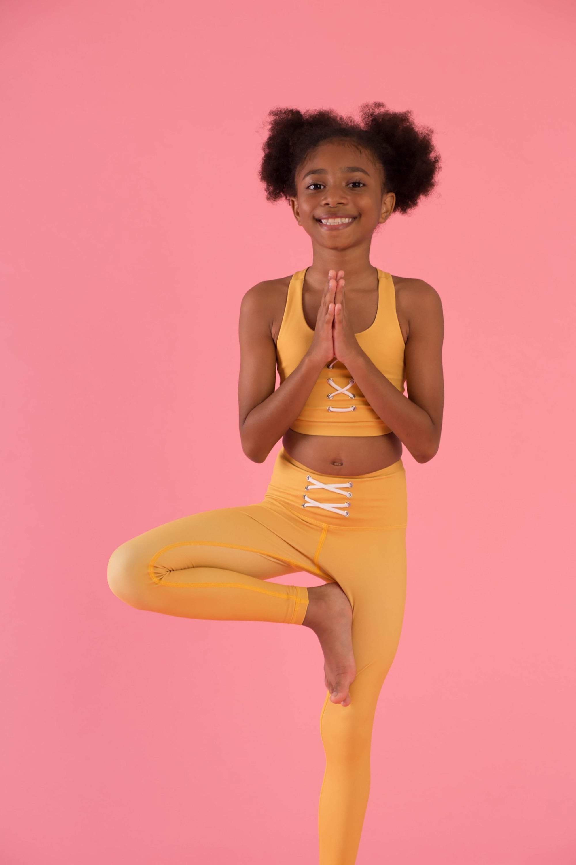 Mini Hello Girlfriend Flexi Pants (Yellow) – Flexi Lexi Fitness