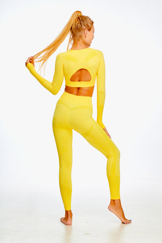 Marigold Long Sleeve Chloe Seamless Set