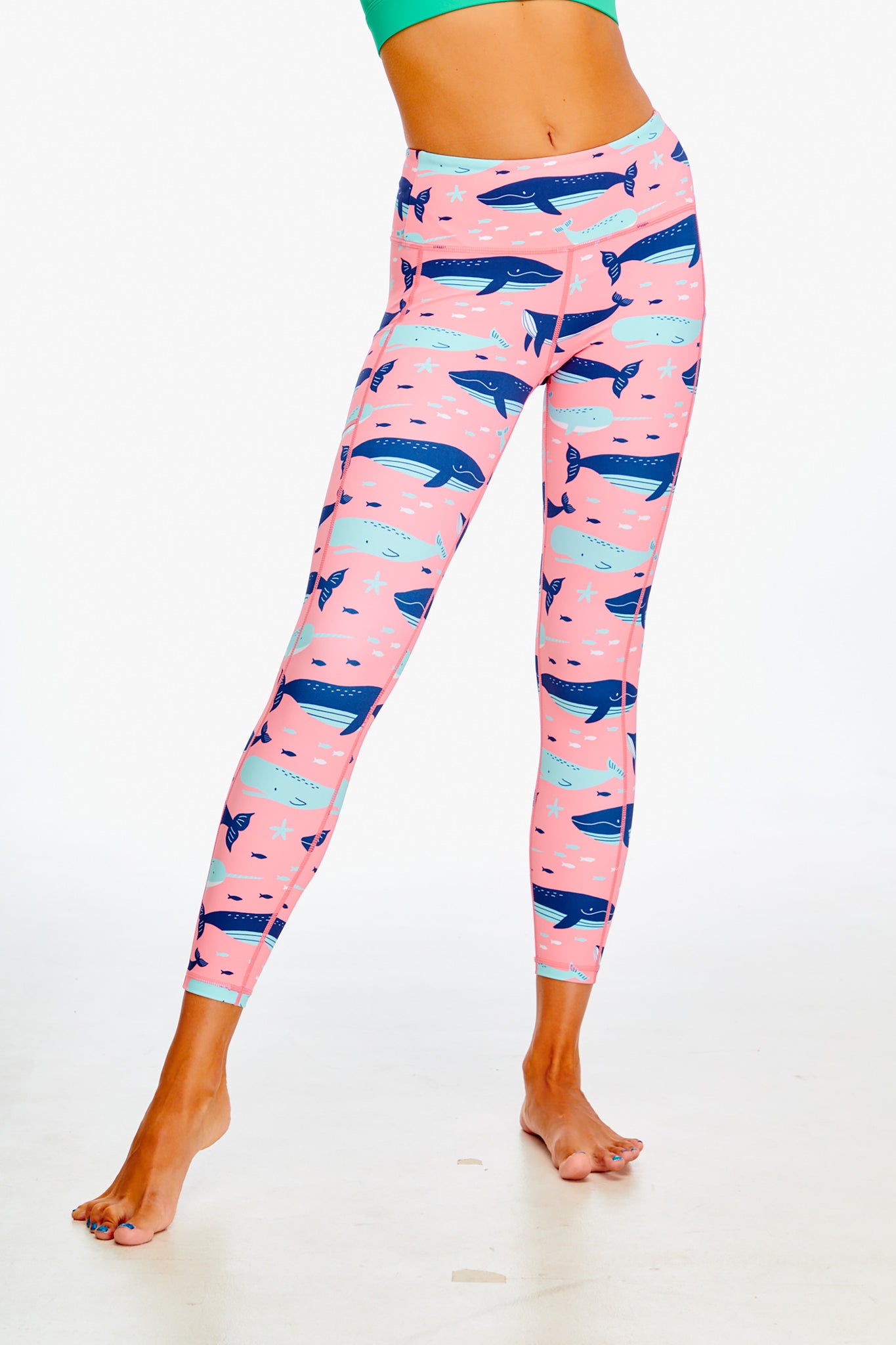 Whale, Whale, Whale 7/8 Flexi Leggings